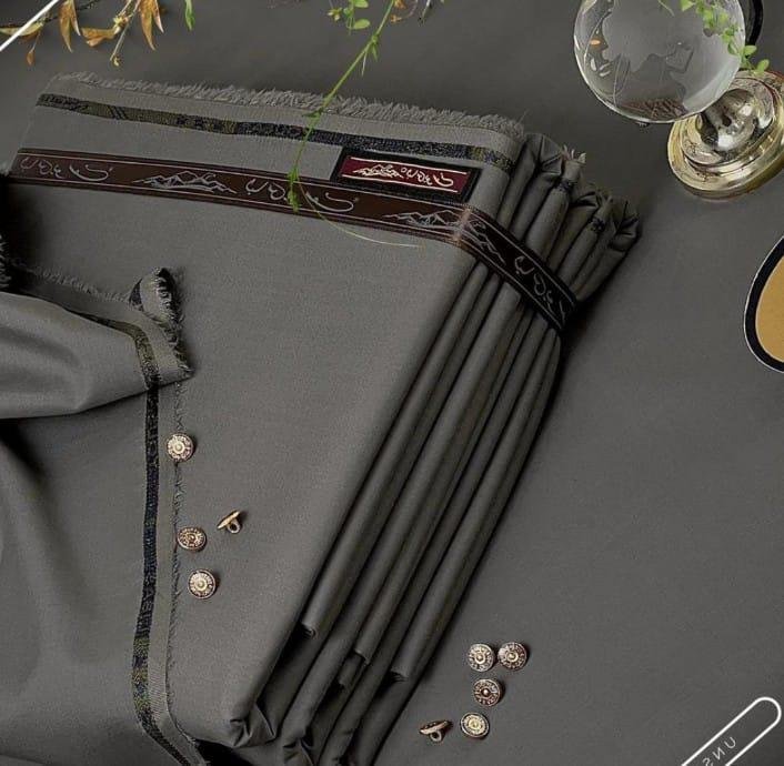 Men’s Unstitched Wash And Wear Plain Suit