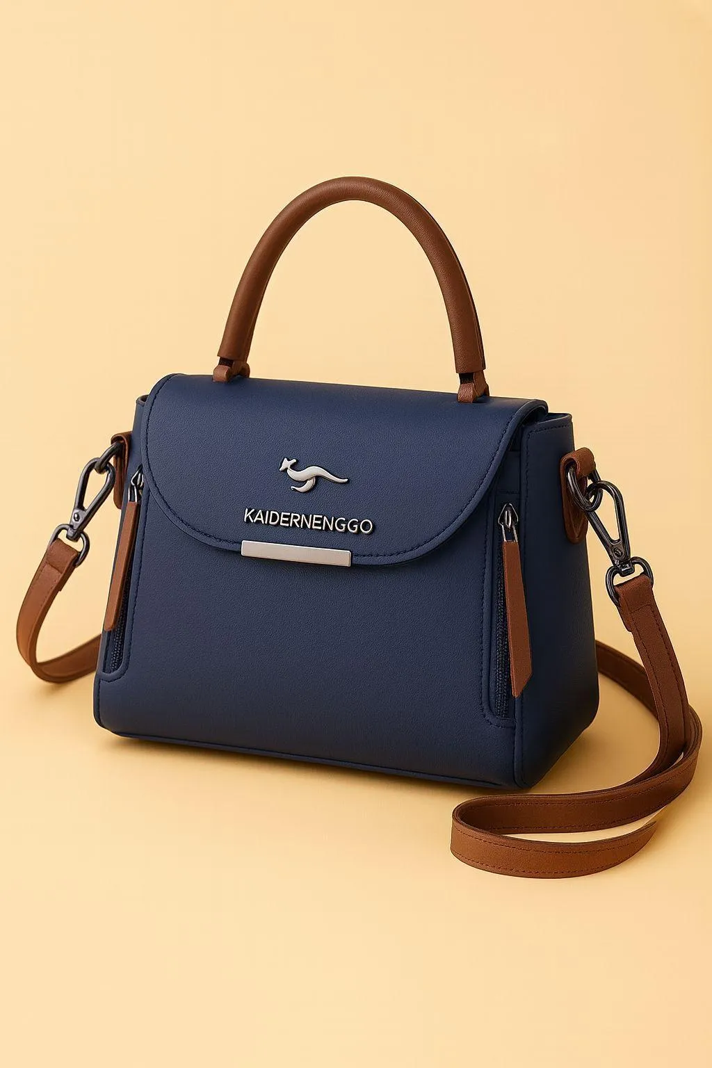 Women's Leather Plain Hand Bag