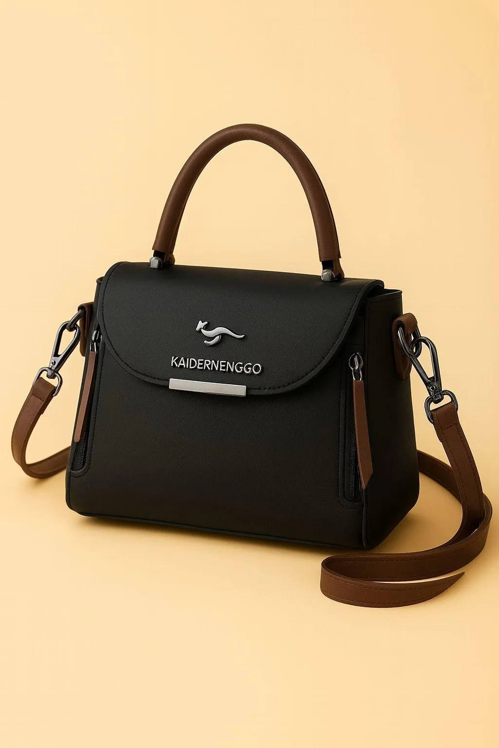 Women's Leather Plain Hand Bag